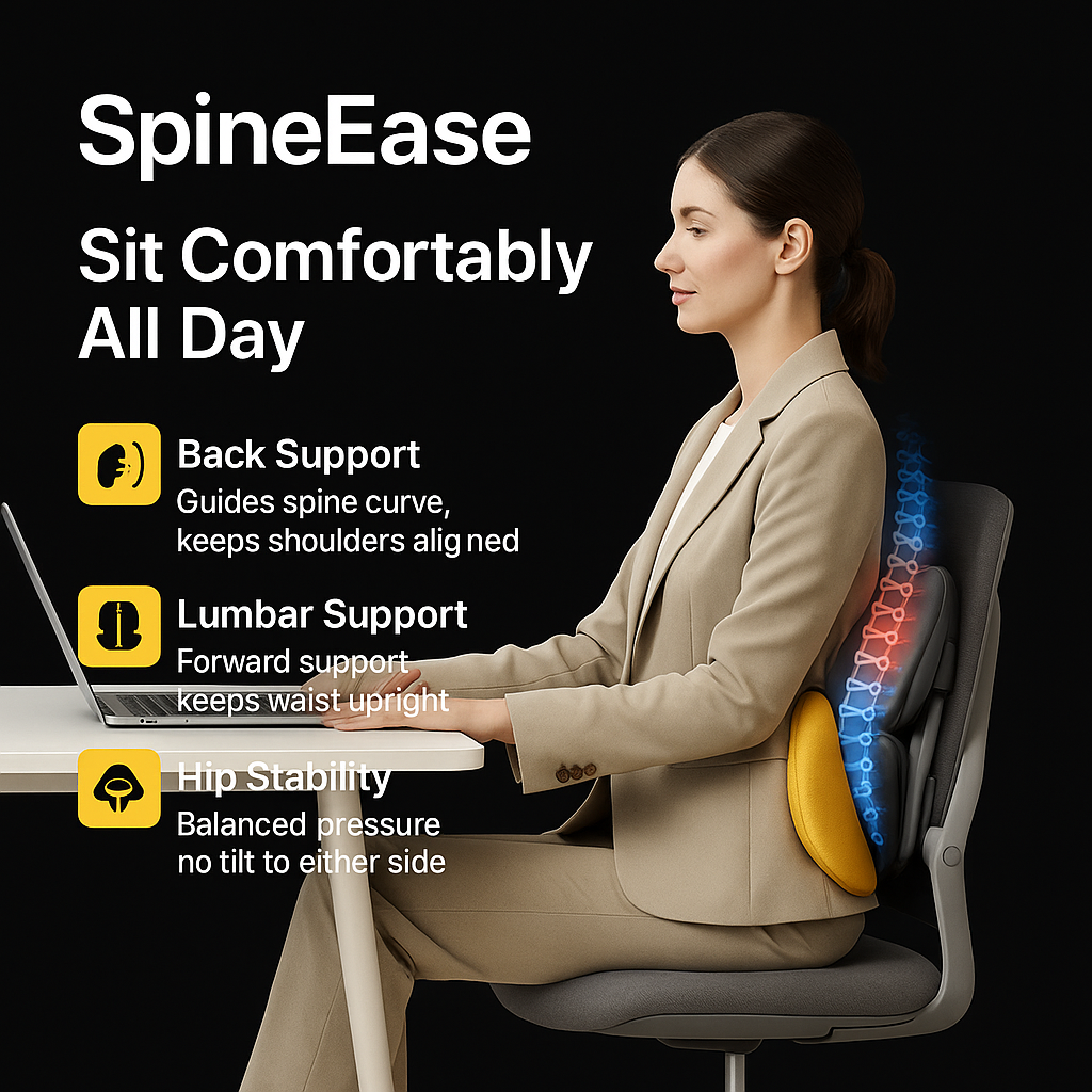 SpineEase ergonomic back support