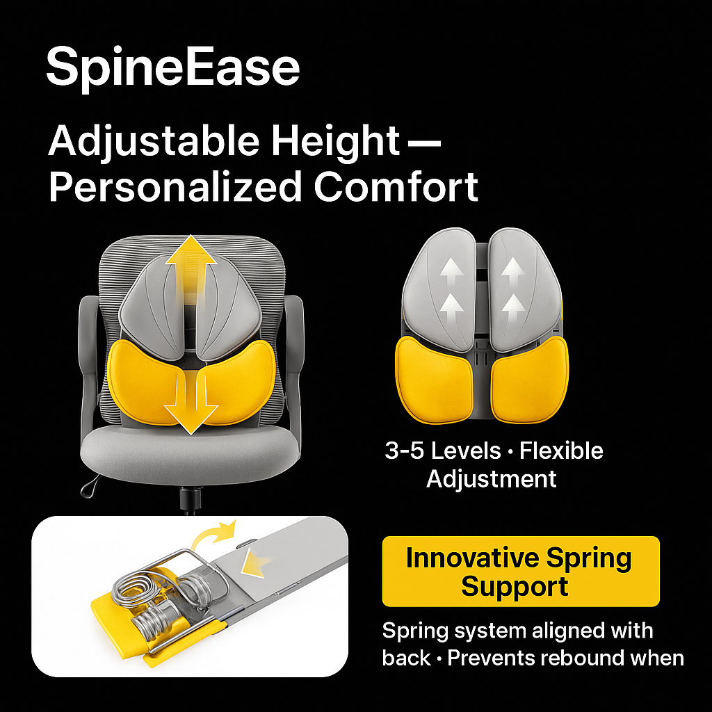 SpineEase ergonomic back support