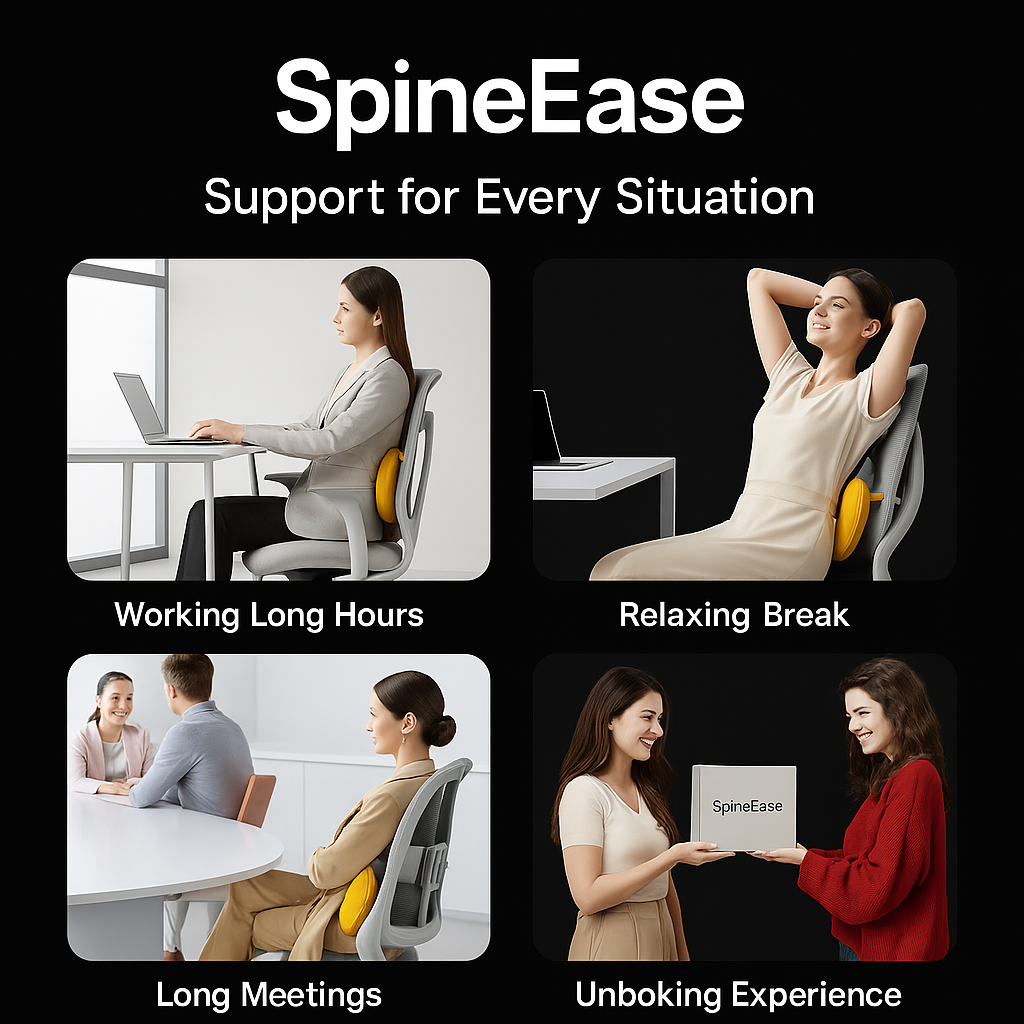 SpineEase ergonomic back support