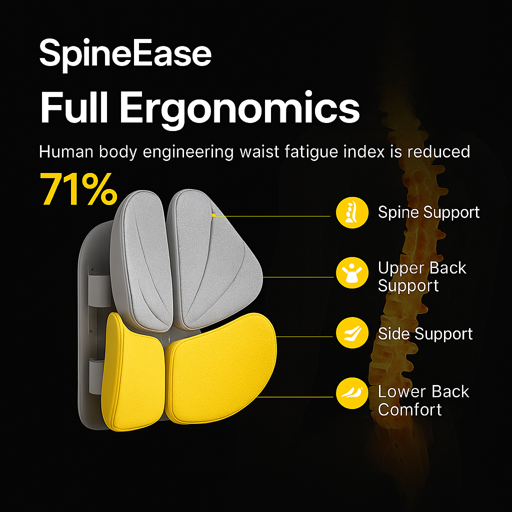 SpineEase ergonomic back support