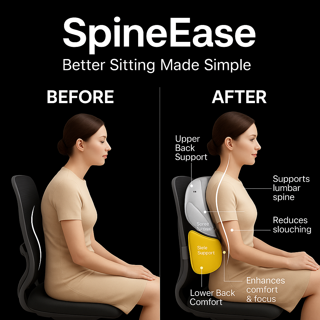 SpineEase ergonomic back support